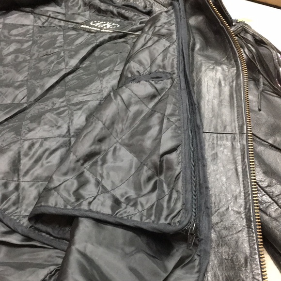 Leather motorcycle jacket - Picture 7 of 8
